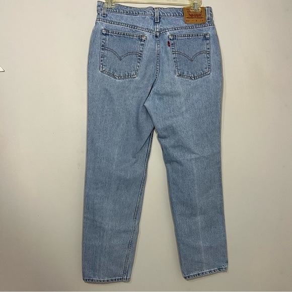 Vintage Levis Y2K Red Tab Straight Leg Mom Jeans Made in 1998 Tapered High Waist - Picture 3 of 17